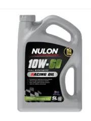 Nulon Full Synthetic 10W-60 Racing Engine Oil 5L (NRO10W60-5)
