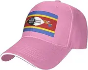 [SSIULUS] Swaziland Flag Casquette Cap Hats,Trucker,Baseball Cap with Snapback,Perfect for Summer,Golf