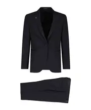 Tagliatore Single-Breasted Two-Piece Suit Set IT54 Black