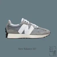 在飛比找蝦皮商城優惠-NEW BALANCE 327 元祖灰 灰白 原版配色 情侶