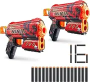X-Shot Skins Flux Dart Blaster 2PK - Ninja, 16 Darts by ZURU