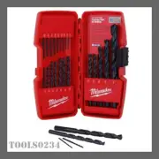 48-89-2801 Milwaukee Drill Bit Set 1/16-1/2 x 32nds Thunderbolt 21pc Black Oxide