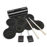 POGOLAB Roll Up 7 Pads Electronic Drum Built-in Dual Speakers for Practice Gift