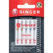 Singer Notions Universal Regular Point Overlock Machine Needles-Sizes 11/80 (2),