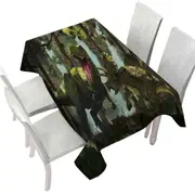 Protection Fight Cool Dinosaurs Art the Dinosaurs Forest Tablecloth