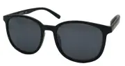 Kenneth Cole Reaction Mens Round Black Sunglass, Smoke Mirror Lens 1275 1C