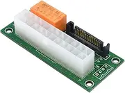 KAVJU 24Pin to 4Pin/SATA Molex Synchronous Dual PSU Power Supply Sync Adapter Card ATX Add2psu for Mining(5PCS to sata Green)