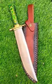 Fixed Blade Knife with Sheath 14 Inch Handmade Custom Hunting Knife