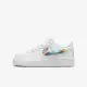 【NIKE 耐吉】Air Force 1 Lv8 1 GS 大童 休閒鞋 經典 彩虹編織 穿搭 白彩(FQ4948-100)