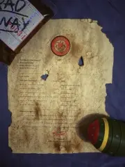 Fallout Red Rocket Invoice Letter (Distressed)