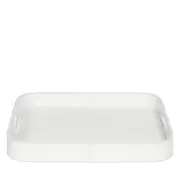 Blue Pheasant Brisbane Bright White Marine Faux Leather Tray