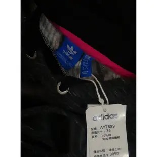 ADIDAS愛迪達全新正版女大人混色秋冬連帽長板上衣 洋裝  帽T T恤M號L號