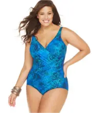 Miraclesuit Tangier Oceanus One Piece Swimsuit 448388 BNWT AU 16, 20