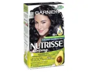 Garnier Nutrisse Permanent Hair Colour - 1 Liquorice Black