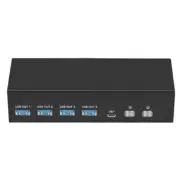 8K HDTV KVM Switcher 2 Monitors 2 Computers 8K@60Hz Monitors KVM Switcher with 4