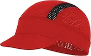 [QOHNK] Cycling Cap,Cycling Cap with Visor for Men Women,Lightweight Mesh Under Helmet Motorcycle Hard Sweat Liner Baceball Cap
