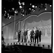 Edgar Bergen Bing Crosby Rosemary Clooney Performing on TV 1966 Old Photo