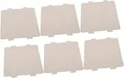NAMOARLY Microwave Oven Mica Sheet 6 Pack Replacement Waveguide Cover for Oven Repair