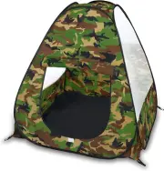 Camouflage Military Pop up Play Tent - Collapsible Indoor/Outdoor Army Playho...