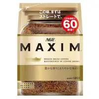 在飛比找蝦皮購物優惠-日本帶回 AGF MAXIM 咖啡補充包 60杯分 120g