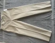 Brooks Brothers Advantage Chino Clark Fit Pants Mens 31x30 Beige Wrinkle Free