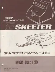 1969 EVINRUDE SKEETER SNOWMOBILE PARTS MANUAL P/N 261171 (602)