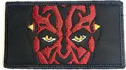 Almost SGT Darth Maul Patch Clone Trooper - Funny Tactical Military Morale Embroidered Patch Hook Fastener Backing Black Background