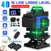 16 Lines Laser Level Self Leveling 4x360°Green Cross Line laser Level Tool AU