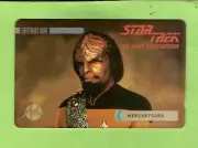 #D429. 1995 STAR TREK NEXT GENERATION PHONECARD - WORF