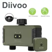 WiFi Sprinkler Timer 1/2 Zone, Remote Control Irrigation Timer with Wi-Fi Hub