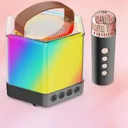 Mini Karaoke Machine for Kids - Portable Bluetooth Karaoke Speaker with 1 Wirele