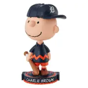 Charlie Brown Detroit Tigers 2023 Peanuts Bighead Bobblehead MLB Baseball