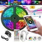 5-20M LED Strip Light RGB Bluetooth Music APP Control Tape Lamp TV Back Room Bar