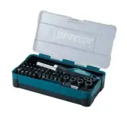 MAKITA 47 pce Sockets & Ratchets Screwdriver Bit Set B46224