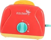 Kisangel Bread Machine Toy Kitchen Bread Maker Toy Kids Play Toaster Pop up Toast