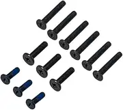 Gintai 12PCS(6long 3 Medium 3short) Black Laptop Bottom Case Screws Replacement for ASUS ROG Zephyrus G15 GA503R