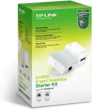TP-Link TL-PA4026 KIT AV500 2-Port Powerline Starter Kit - New in Sealed Box