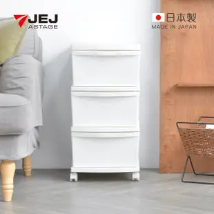 [特價]【日本JEJ】EMING CEVO日本製三層移動式抽屜櫃-DIY白
