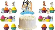 25 Pcs Cartoon Birthday Cake Toppers and Cupcake Toppers for Boys Girls - Theme Party Decorations Supplies (5)