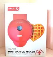 Lot 2 DASH Mini Waffle Maker Machine for Individuals Paninis Hash Browns NIB NEW