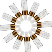 Holibanna 15pcs Mini Transparent Glass Dropper Bottle: 4ml Refillable Pipette Vial For Essential Oils - Cosmetic Liquid Container For Travel And Daily Use