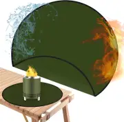 Fire Pit Mat Compatible with Solo Stove Mesa Accessories,Fire Proof Mat Compatib