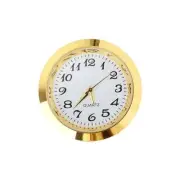 1-7/16 inch (36 mm) Clock Insert Arabic Numerals Clock Face for Aureate