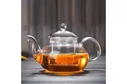 Direct Fire Heatable Glass Teapot With Glass Infuser Tea Maker Water Pot 1000ml
