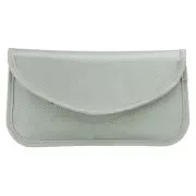 Faraday Bags, 6.5" Signal Blocking Pouch Wallet for Car Keys, Silver-white