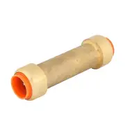 SmarteX C 3 / 4" Push Fit Brass Copper Slip Coupling Pipe Plumbing Fittings