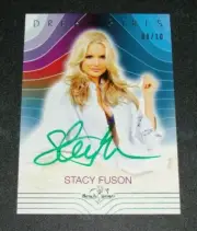 2017 Benchwarmer STACY FUSON Dreamgirls Green Foil Autograph/10 PLAYBOY Playmate