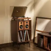 Arkrocket Cassini Bluetooth record player Satio Audio Rack 40W Hi-fi speaker