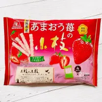 在飛比找蝦皮購物優惠-#日本零食# 【現貨】森永 期間限定 草莓小枝 草莓巧克力餅