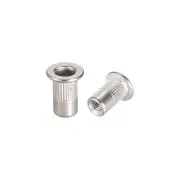 20pcs M3 304 Stainless Steel Rivet Nuts Flat Head Insert